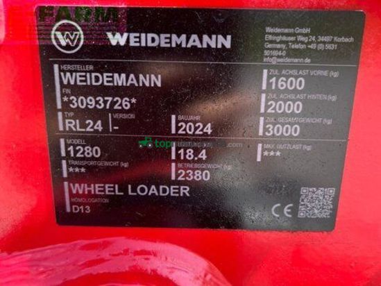 Minicargadora - Weidemann - 1280