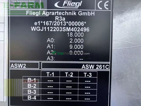 Cinta transportadora de forraje - Fliegl - gigant asw 261 compact fox