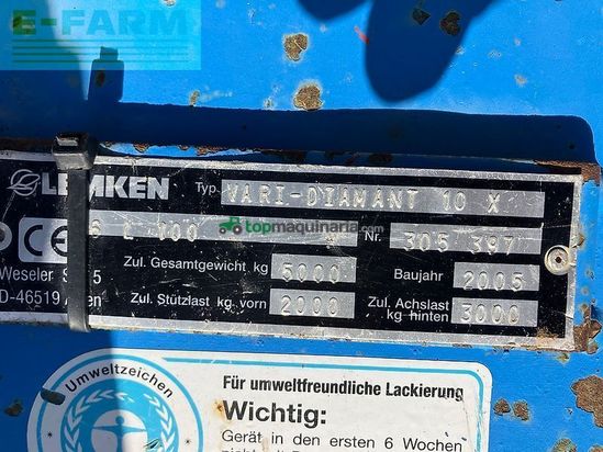 Arado - Lemken - vari diamant 10x 6/1l100