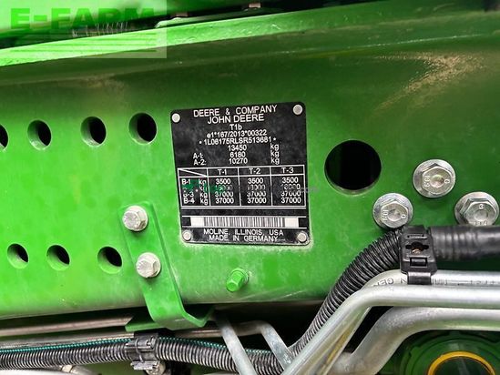 Tractor agrícola - John Deere - 6r175 *garantieverlängerung*