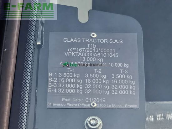 Tractor agrícola - Claas - axion 810 c-matic CMATIC