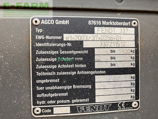 Tractor agrícola - Fendt - 310 vario