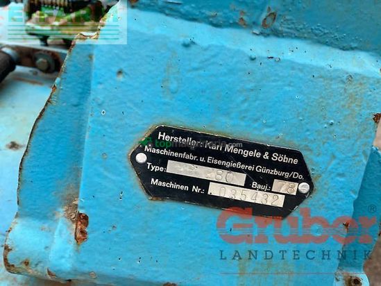 Cosechadora de Cereal - Mengele - mb 280