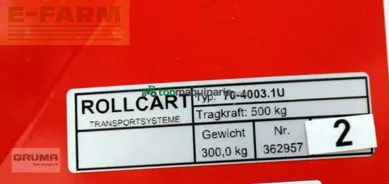 Remolqu agrícola -  - rollcart b-frame
