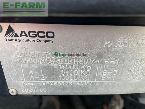 Tractor agrícola - Massey Ferguson - 7726 s dyna vt