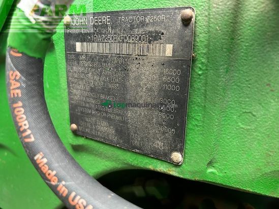 Tractor agrícola - John Deere - 7250r