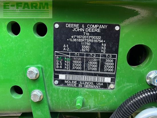 Tractor agrícola - John Deere - 6r185 *garantieverlängerung*