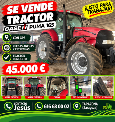 Tractor agrícola - Case IH - Puma 165