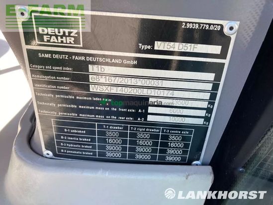 Tractor agrícola - Deutz-Fahr - 7250 ttv warrior stage v
