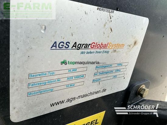 Minicargadora -  - ags hofknecht hl 800 + schaufel + pg