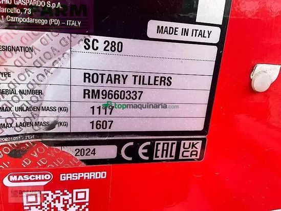 Grada rotativa - Maschio - sc 280 + rohrstabwalze