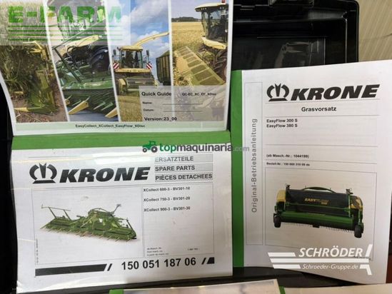 Cosechadora de Cereal - Krone - big x 630 + easyflow + xcollect 750-3