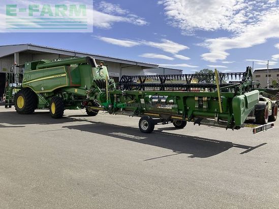 Cosechadora de Cereal - John Deere - t550 hillmaster + 722 x + tw