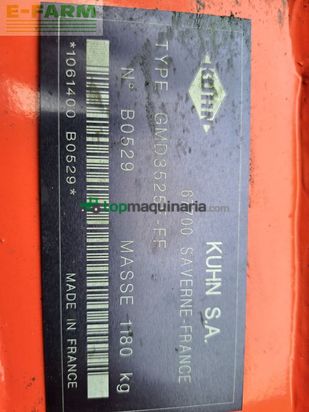 Cortacésped manual - Kuhn - gmd 3525f lift-control