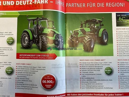 Tractor agrícola - Deutz-Fahr - 6115c