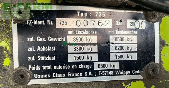 Empacadora gigant - Claas - quadrant 2200 rc
