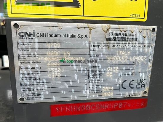 Minicargadora - New Holland - w 80 c