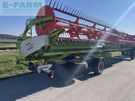 Cabezal - Claas - 1230 convio flex + schneidwerkswagen