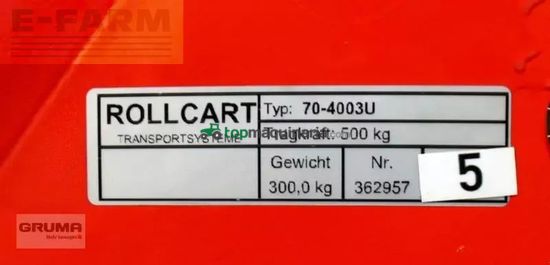 Remolqu agrícola -  - rollcart b-frame