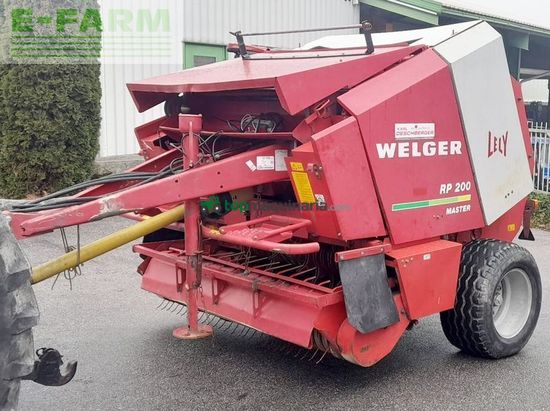 Empacadora gigant - Welger - / lely rp 200 master rundballenpresse
