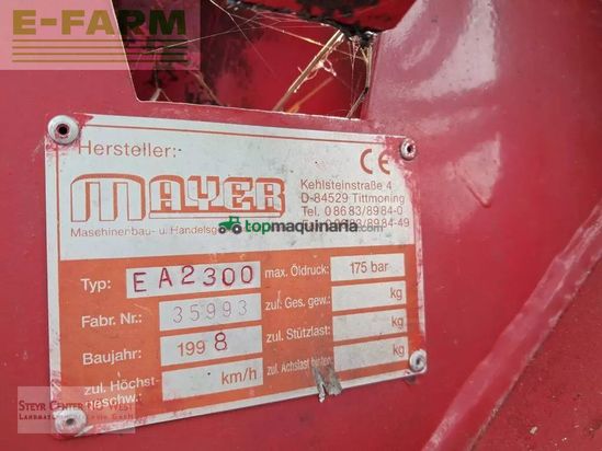 Esparcidor - Mayer - silokamm ea2300 mit dosierer