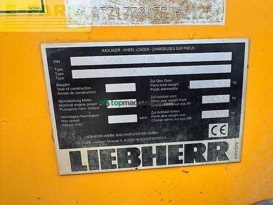 Minicargadora - Liebherr - 509 tele