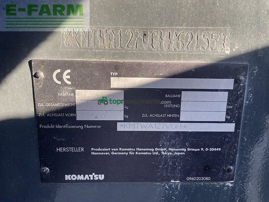 Minicargadora - Komatsu - wa 80m-7