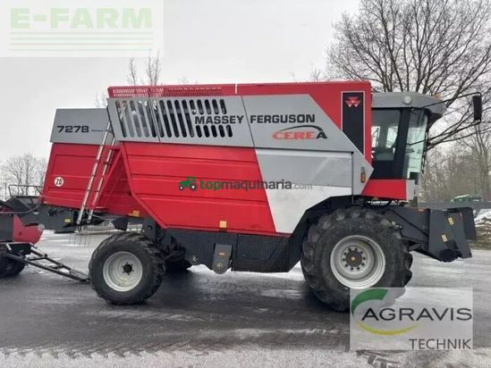 Cosechadora de Cereal - Massey Ferguson - cerea 7278 + pf 6,80 m