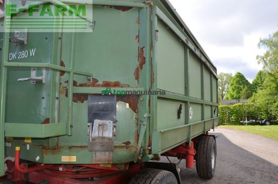 Remolqu agrícola - Welger - dk 280 w