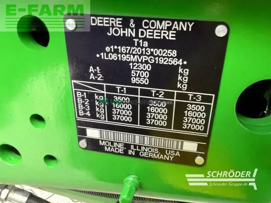 Tractor agrícola - John Deere - 6195 m + starfire 7000