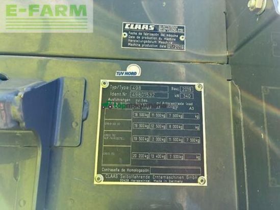 Cosechadora de Cereal - Claas - jaguar 930 t4
