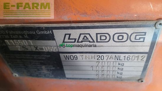 Tractor agrícola -  - t1550t + kugelmann + hydrac