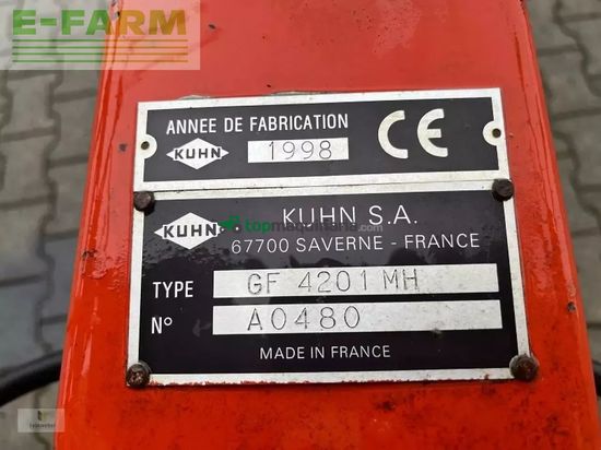 Henificador - Kuhn - gf 4201 mh