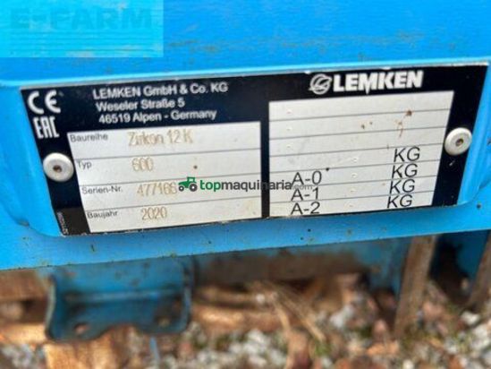 Grada de disco - Lemken - zirkon 12/600 k