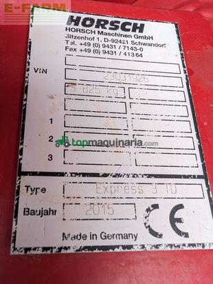 Sembradora - Horsch - express 3 td