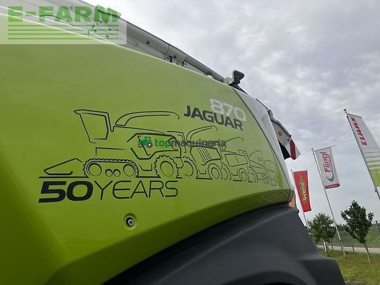 Cosechadora de Cereal - Claas - jaguar 870 + pick up 300