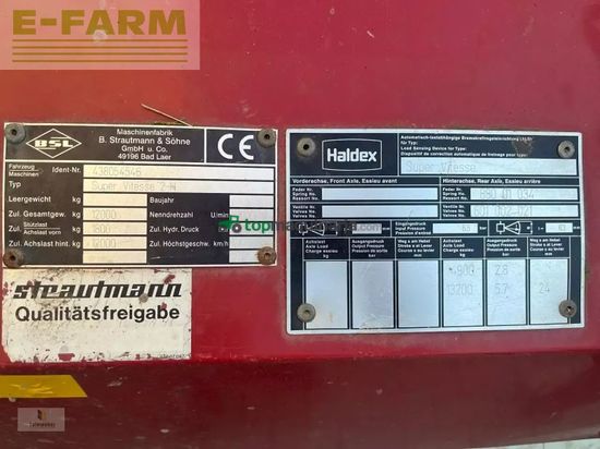 Remolqu agrícola - Strautmann - super vitesse 2 h