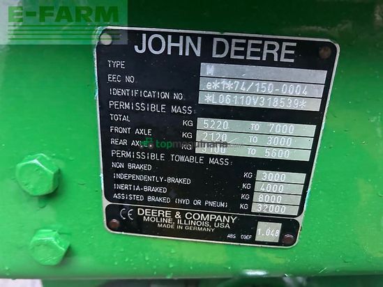 Tractor agrícola - John Deere - 6110