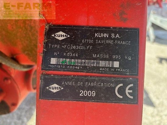 Cortacésped manual - Kuhn - fc 283 gii ff