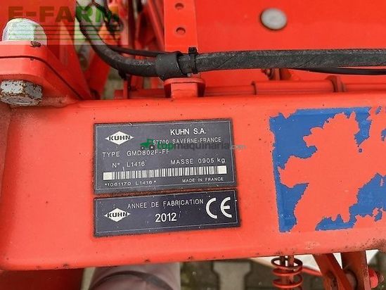 Cortacésped manual - Kuhn - gmd 802 f-ff
