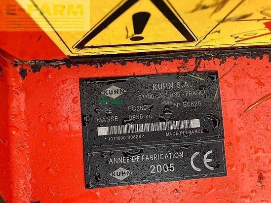 Cortacésped manual - Kuhn - fc 280 f