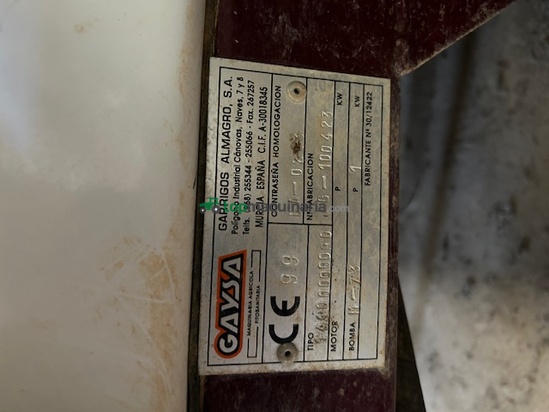 Pulverizador remolcado - Gaysa - BA-0273