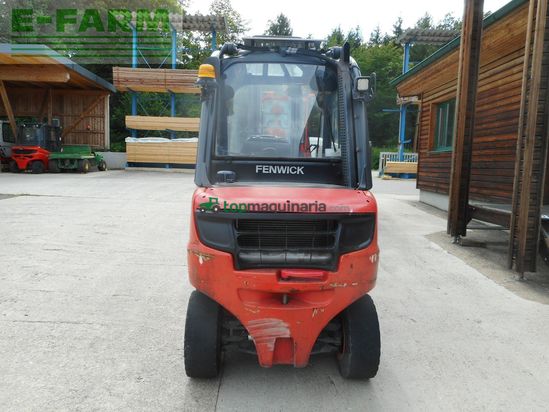 Elevadora - Linde - h25d-02 evo triplex 5,96m + ss + kabine