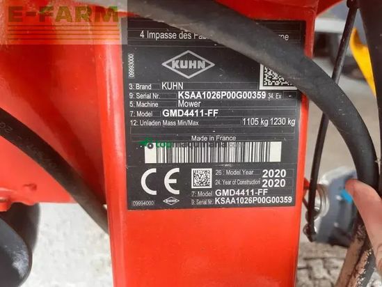 Cortacésped manual - Kuhn - gmd 4411