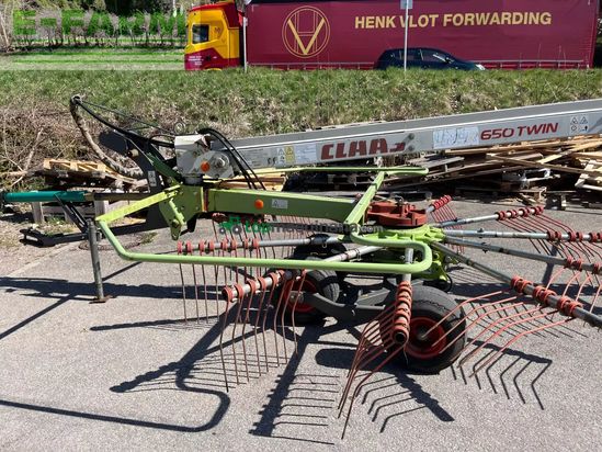 Rastrillo - Claas - liner 650 twin