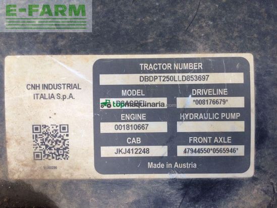 Tractor agrícola - Case IH - optum 250 cvx