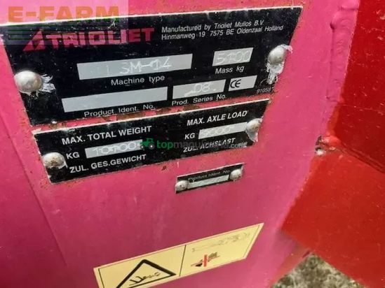 Remolqu esparcidor - Trioliet - 1400zk