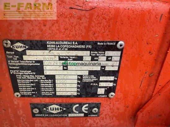 Remolqu esparcidor - Kuhn - euromix i 2580