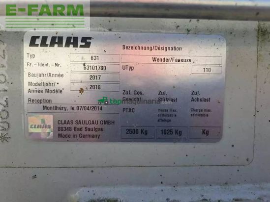 Henificador - Claas - volto 1300