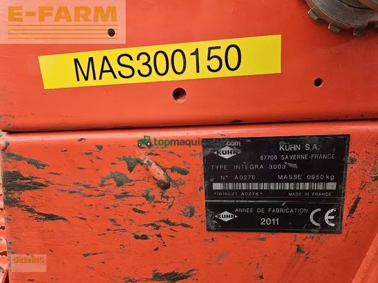 Combinado de siembra - Kuhn - hr 304 + integra 3003